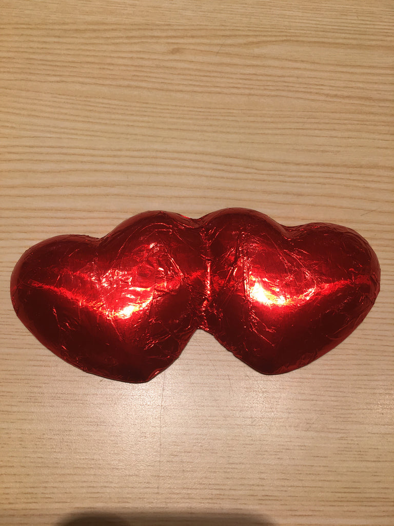 Valentine Milk Chocolate Double Hearts