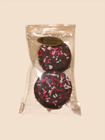 Valentine Chocolate Covered Oreo Cookies